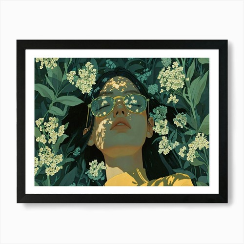 Stampa artistica ragazza