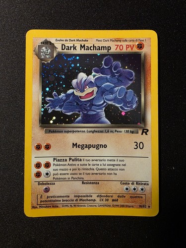 Carta pokemon dark machamp - dark,