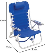 Sedia Mare Pieghevole RIO 4