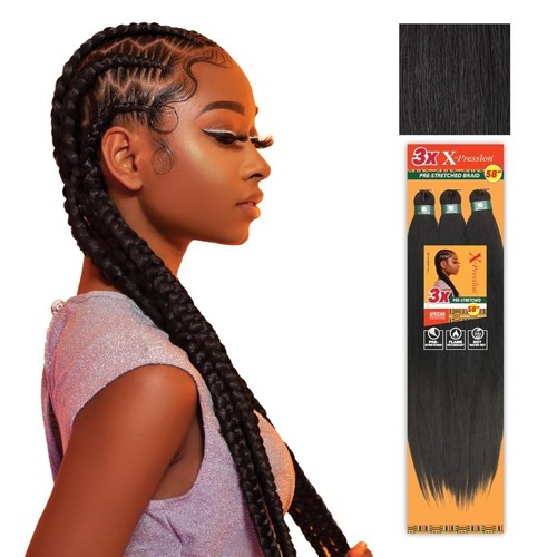 Prestretched braiding hair - prestretched,