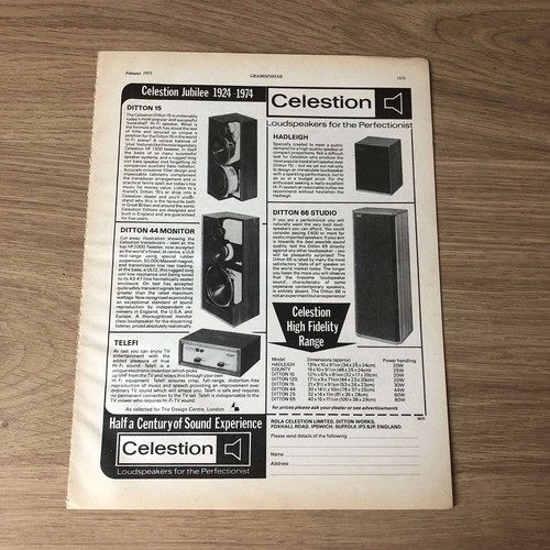 Gram121 magazine advert - gram121, 11x8