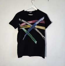 Dsquared2 shirt uomo nera - t-shirt,