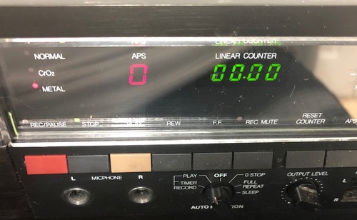 Cassette deck stereo vintage - cassette,