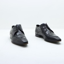 Hugo Boss  scarpe stringate uomo numero US 8 usate  (SS4223) pelle nero