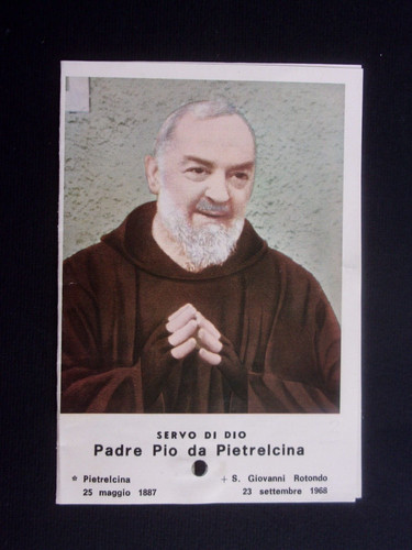 Santino holy card reliquia - santino,