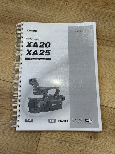 Manuale videocamera canon xa20 - manuale,