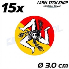 15 adesivi Sicilia - Sicilia