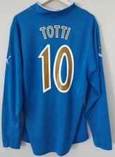 MAGLIA ITALIA PLAYER ISSUE TOTTI 2003 ROMA SHIRT CAMISETA ITALY NAZIONALE MATCH