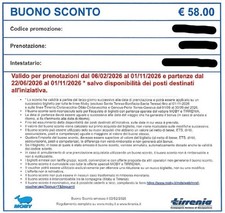 Buono sconto Moby/Tirrenia