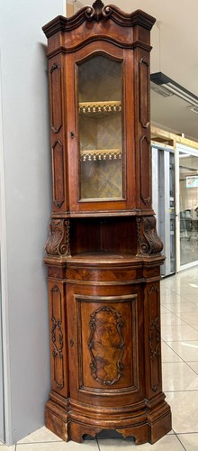 Vetrina angolare antica con - antica,