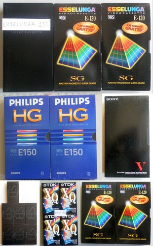 Vhs videocassette usate - vhs,