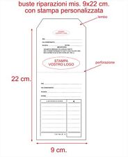 buste riparazioni personalizzate