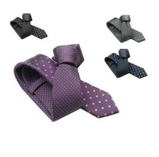 Cravatta a pois stretta