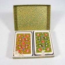 COPPIA MINI PICCOLI MAZZI MAZZO DI CARTE DA GIOCO MODIANO VINTAGE 1963 - W227