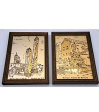 2 QUADRETTI SU LASTRA DI
