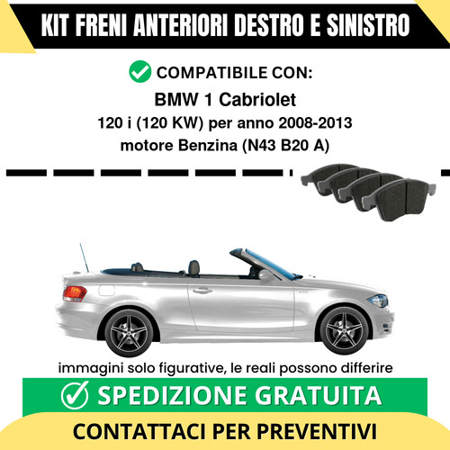 Pastiglie freno anteriori per - pastiglie,