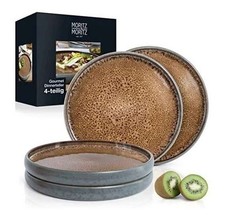 Moritz & Moritz SOLID 4 x piattini 21 cm – set di piatti in gres