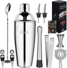 Shaker Cocktail Set, 10 Pezzi