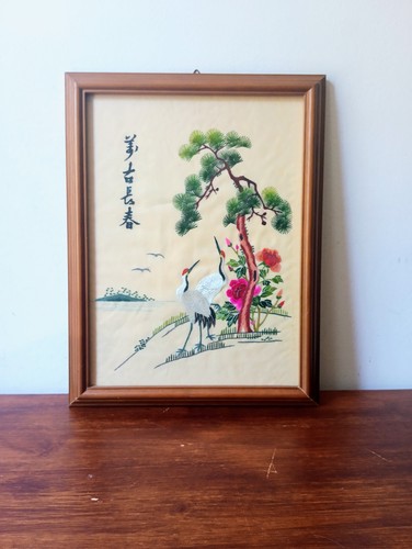 Quadro ricamo seta - quadro, cinese