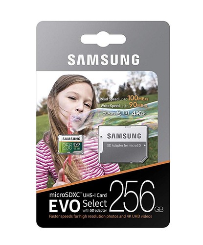 Scheda samsung 256gb micro - sd,
