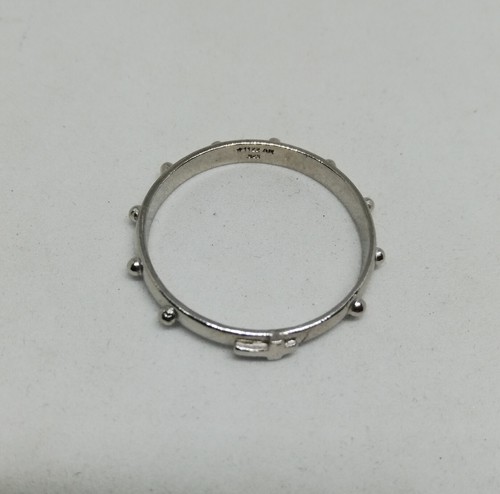 Anello rosario croce decina - anello,