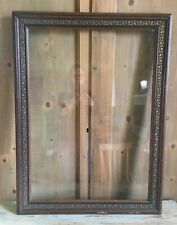 Antica Cornice Quadro Stampa Foto  Legno Massello Francia 86x64 cm. Decori Oro