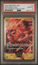 PSA 10 PORTGAS D. ACE OP07 119 ONE PIECE 500 YEARS IN THE FUTURE JAPANESE 2024