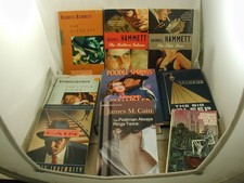 1940s Classic Noire Detective Crime Mystery Lot of 9 Books Chandler Cain Hammett
