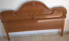 SPLENDIDA SPONDA LETTO in LEGNO  MATRIMONIALE cm 180 x Alt. cm 97- 116 Max USATA