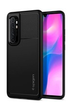 ORIGINALE Spigen Rugged Armor per Xiaomi Mi Note 10 Lite custodia 2020 NERO ACS01306