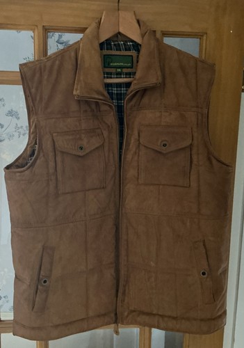 Gillet pelle marrone - gillet,