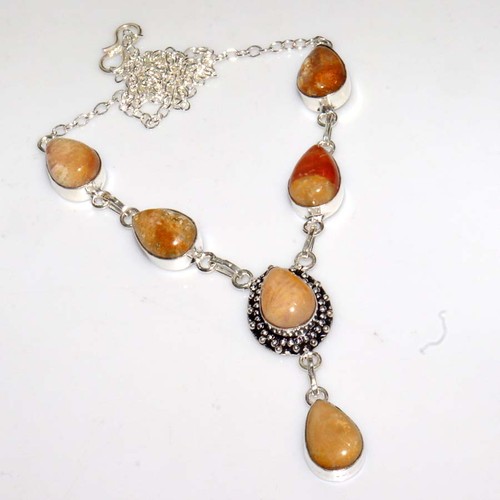 Collana corallo fossile