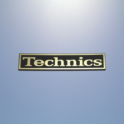 Technics 68x14mm badge - technics,