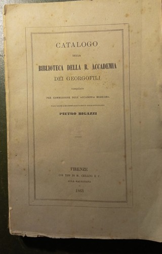 Bigazzi pietro catalogo - bigazzi, pietro.