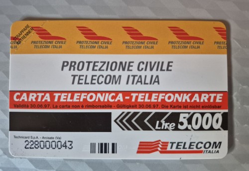 Scheda telefonica rara - scheda,
