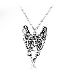 COLLANA SUPERNATURAL - CASTIEL - ALI + PENTAGRAMMA
