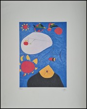 JOAN MIRO * Ritratto IV * 50 x 40 cm * litografia firmata * limitata # 27/200