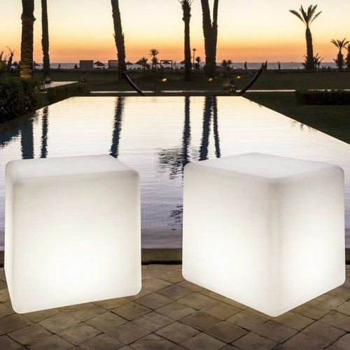 Cubo arkema sgabello luminoso - cubo,