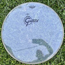GRETSCH 22” Remo Ambassador Clear 