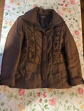 Giubbotto da donna marrone imbottito Made in italy