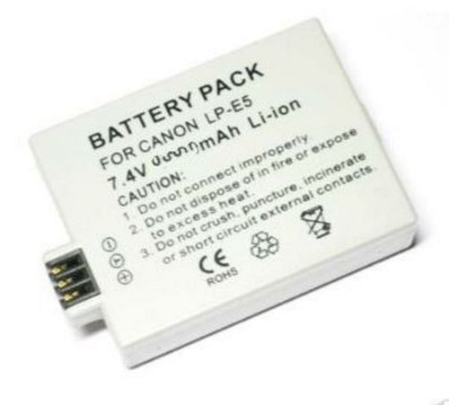 Batteria per canon lpe5 - batteria,