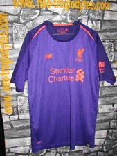 Vintage Liverpool New Balance football soccer jersey shirt trikot maillot '00s