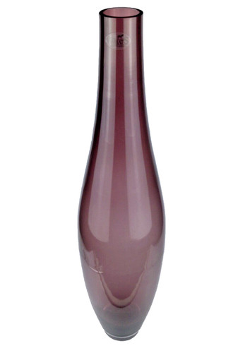 Vaso alto vetro color malva - vaso,