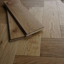 Parquet a spina di pesce classico spazzolato UV oliato / pavimento in vero rovere EC19