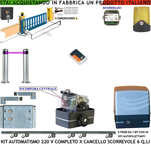 Cancello elettrico scorrevole - elettrico,