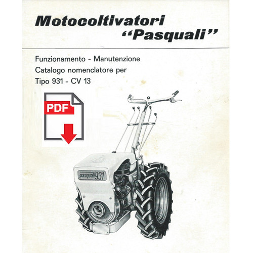 Pasquali 931 manuale - cv,