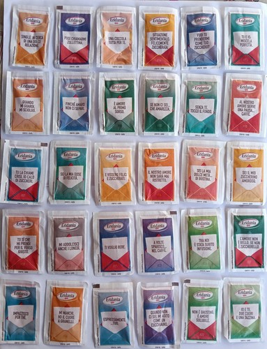 Serie bustine zucchero - bustine,