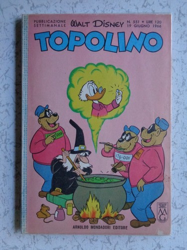 Topolino 551 con album - topolino, n°