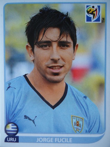 Panini jorge fucile - jorge, uruguay