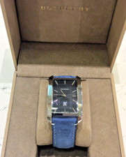 Burberry BU 1058 orologio unisex usato quarzo anno 2010 rettangolare mm 50x 30